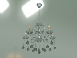 Suspended chandelier Brezza 10107-5 (chrome smoked crystal)