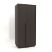 3d модель Шафа MW 04 wood (варіант 4, 1000х650х2200, wood brown dark) – превью