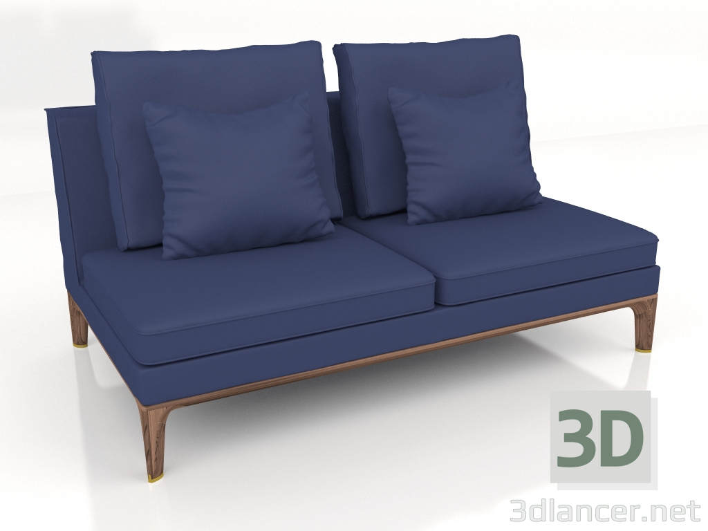 modèle 3D Module canapé DG 176 centrale - preview