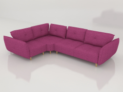 Lyukke Relax 5-seater corner sofa