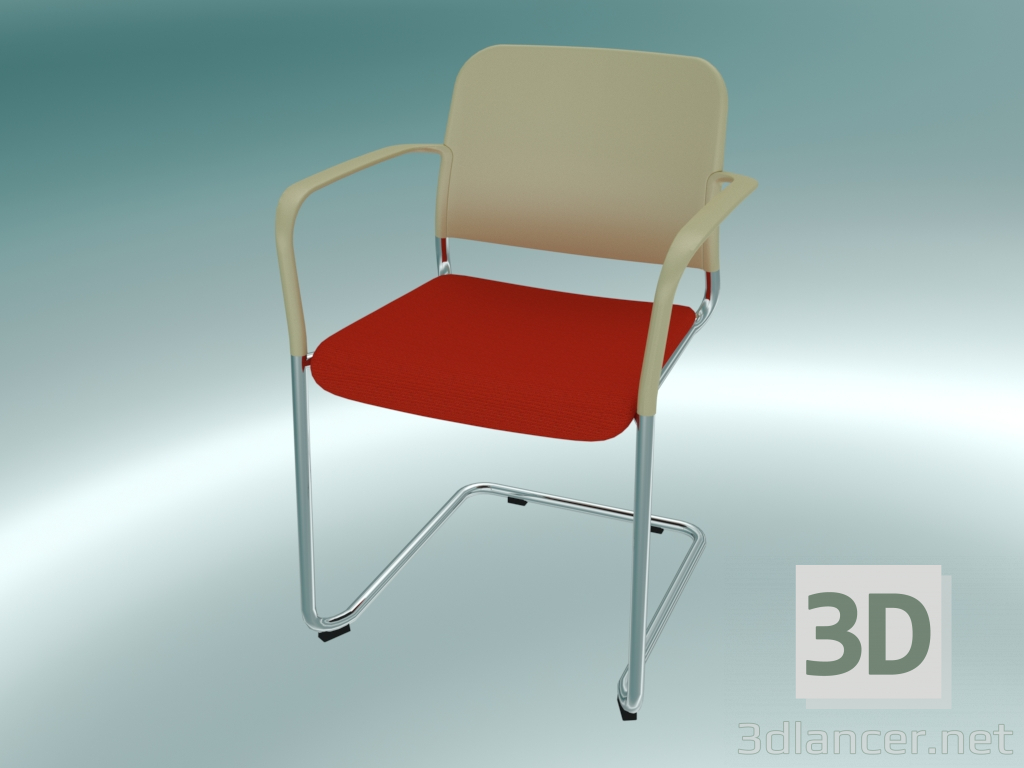 3d model Conference Chair (502V 2P) - preview