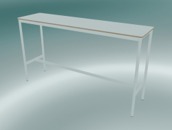Стол прямоугольный Base High 50x190x105 (White, Plywood, White)