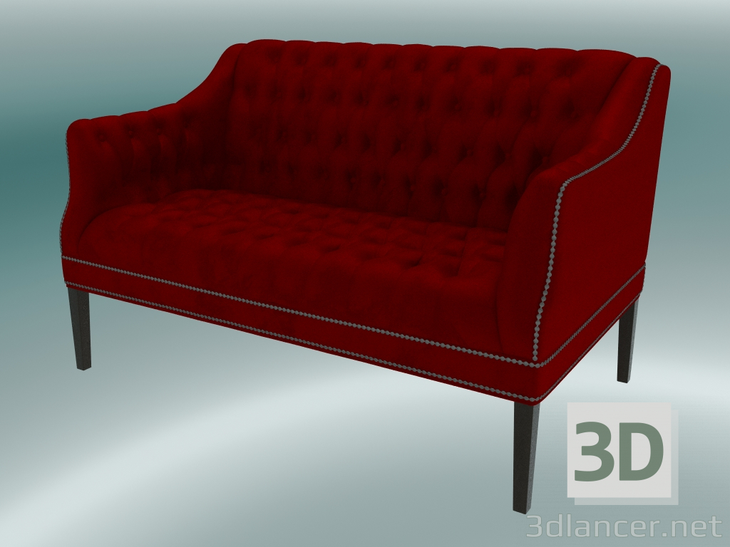 3D modeli Koltuk Bristol (Kırmızı) - önizleme