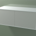 3D Modell Doppelbox (8AUEBB03, Gletscherweiß C01, HPL P02, L 120, P 50, H 48 cm) - Vorschau