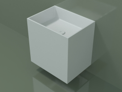 Wall-mounted washbasin (02UN23101, Glacier White C01, L 48, P 36, H 48 cm)