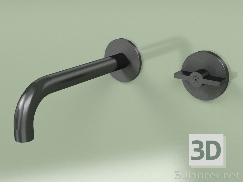 3d model Wall-mounted hydro-progressive mixer with spout (19 10, ON) - preview