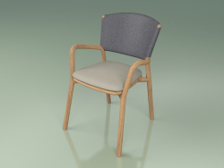 कुर्सी 061 (ग्रे, सागौन)