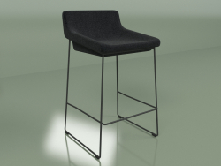 Cadeira semi-bar Comfy (preta)