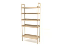Rack ST 03 (without pedestal) (900x400x1900, wood white)