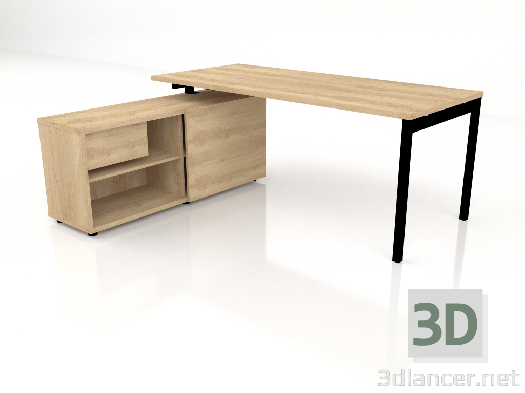 3D modeli Çalışma masası Ogi Y BOYL21 (1800x1600) - önizleme