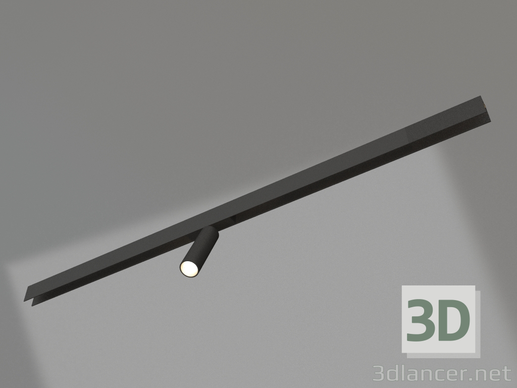 modèle 3D Lampe MAG-SPOT-25-R120-12W Warm3000 (BK, 30 degrés, 24V) - preview