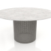modèle 3D Table à manger Ø140 (Gris quartz) - preview
