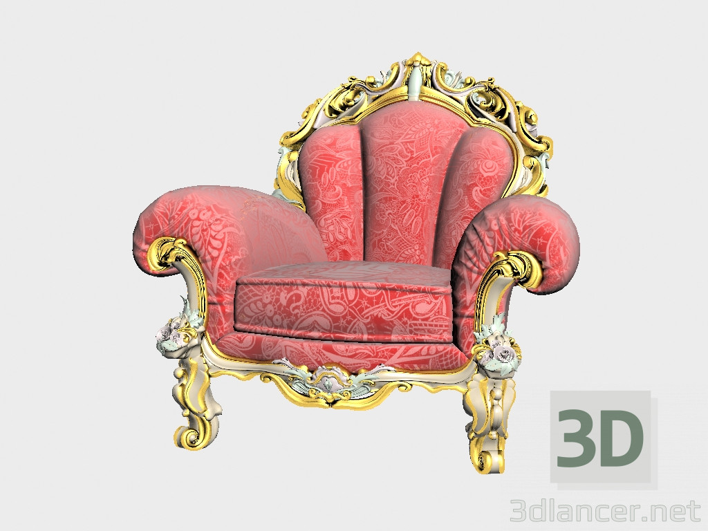 modèle 3D Fauteuil - preview