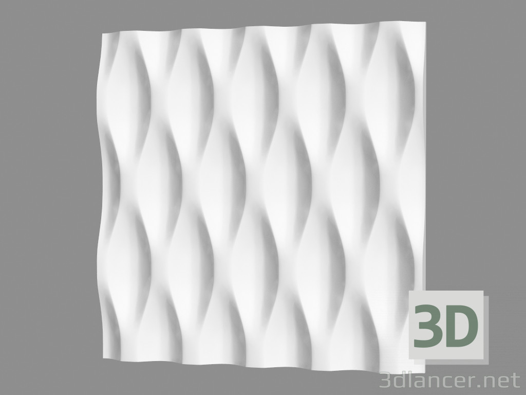 modèle 3D Panneau mural de gypse (article 159) - preview