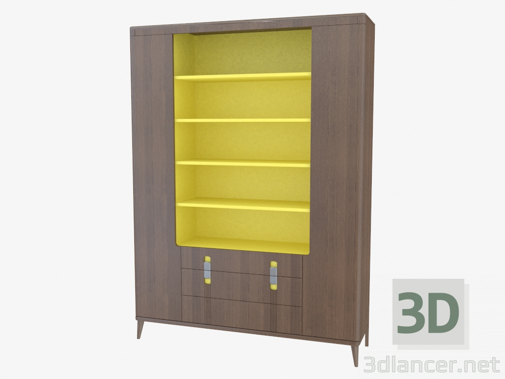 3d model Bookcase art. 08270104 (1684х448хh2298 mm) - preview