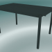 modello 3D Tavolo lineare in acciaio (140 cm, verde scuro) - anteprima