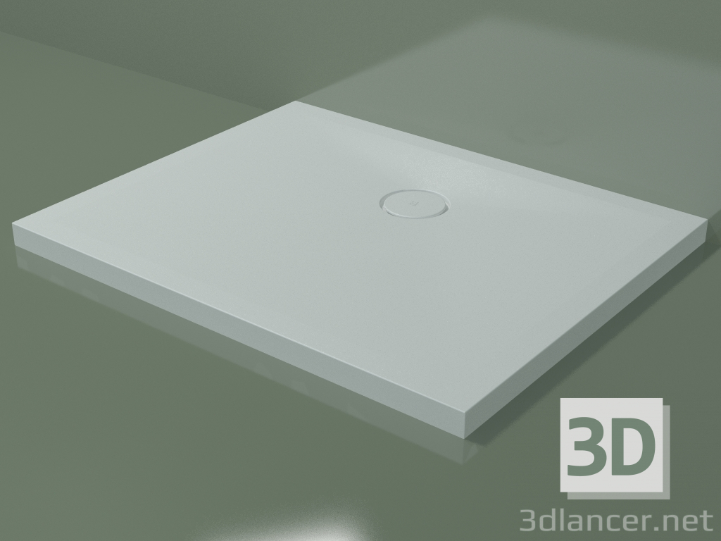 modello 3D Piatto doccia (30UB0128, Glacier White C01, 100 X 80 cm) - anteprima