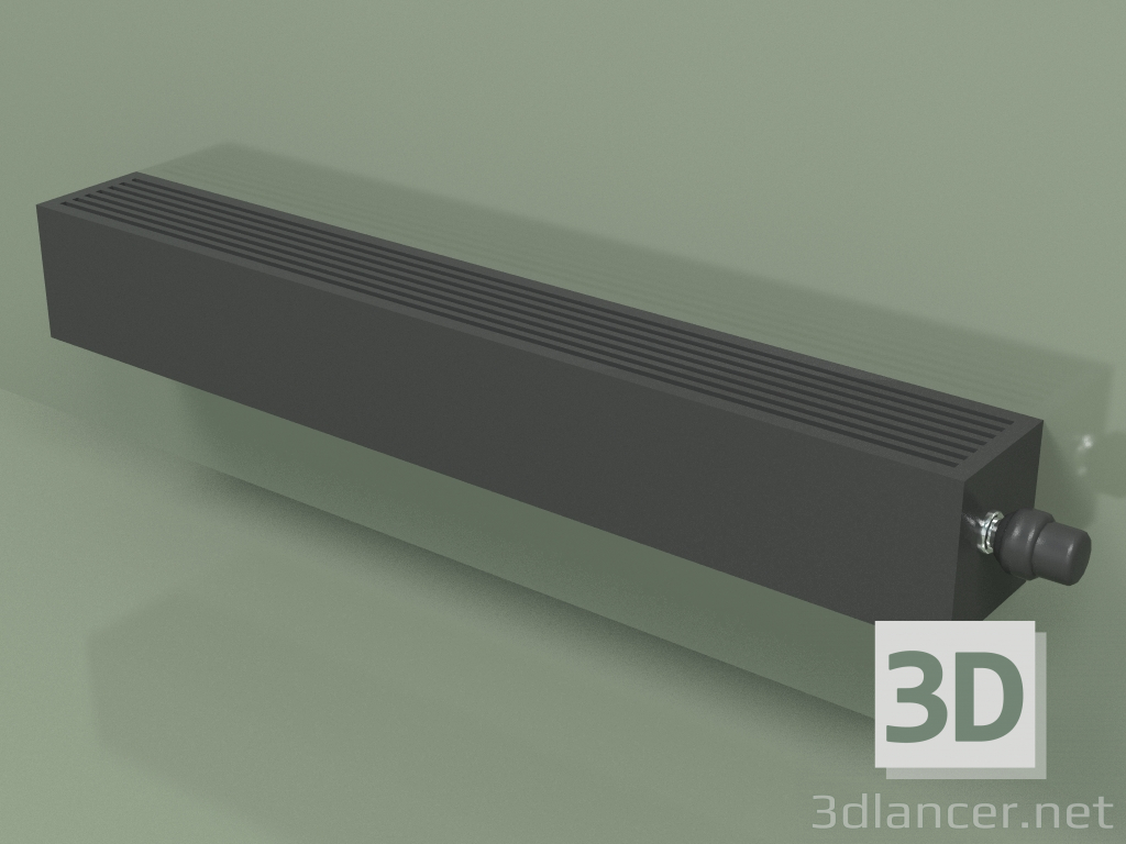 3D modeli Konvektör - Aura Slim Basic (140x1000x130, RAL 9005) - önizleme