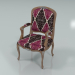 3D Modell Stuhl mit Armlehnen (Art. 12506) - Vorschau