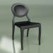 3D Modell Stuhl Romola Stapelbar (schwarz) - Vorschau