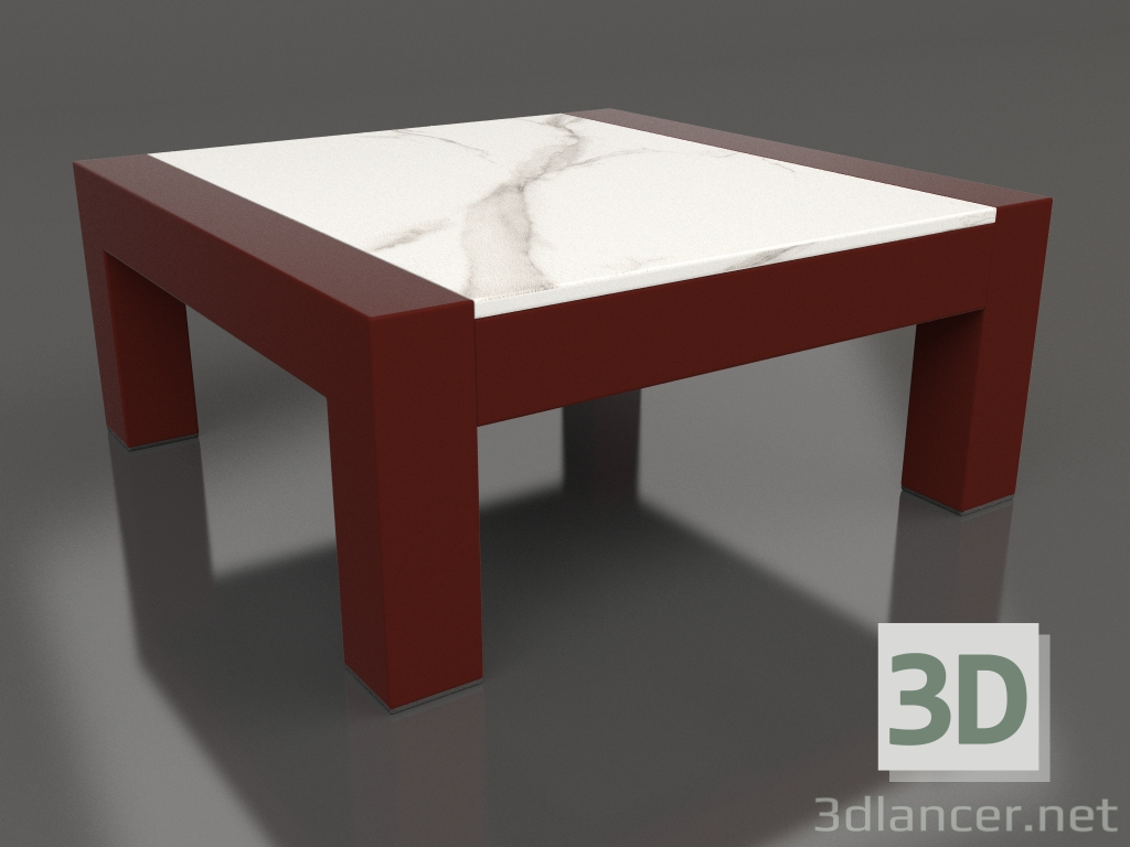3d model Side table (Wine red, DEKTON Aura) - preview