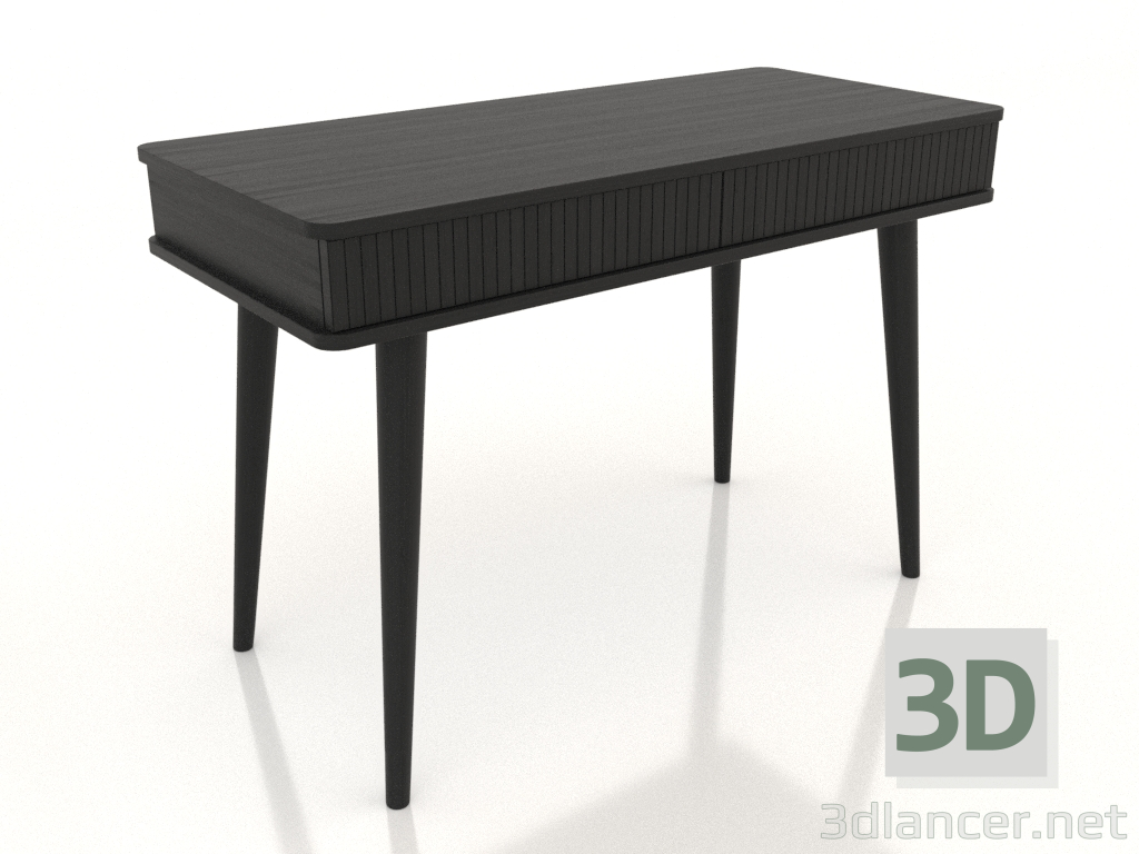 3D modeli Yazı masası 1100x500 mm (siyah RAL 9005) - önizleme