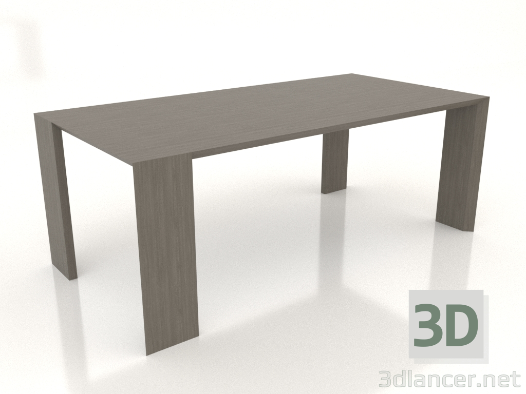 modello 3D Tavolo da pranzo Ispolin 2000x1000x750 mm (opzione 3) - anteprima modello 3D Tavolo da pranzo Ispolin 2000x1000x750 mm (opzione 3) - anteprima