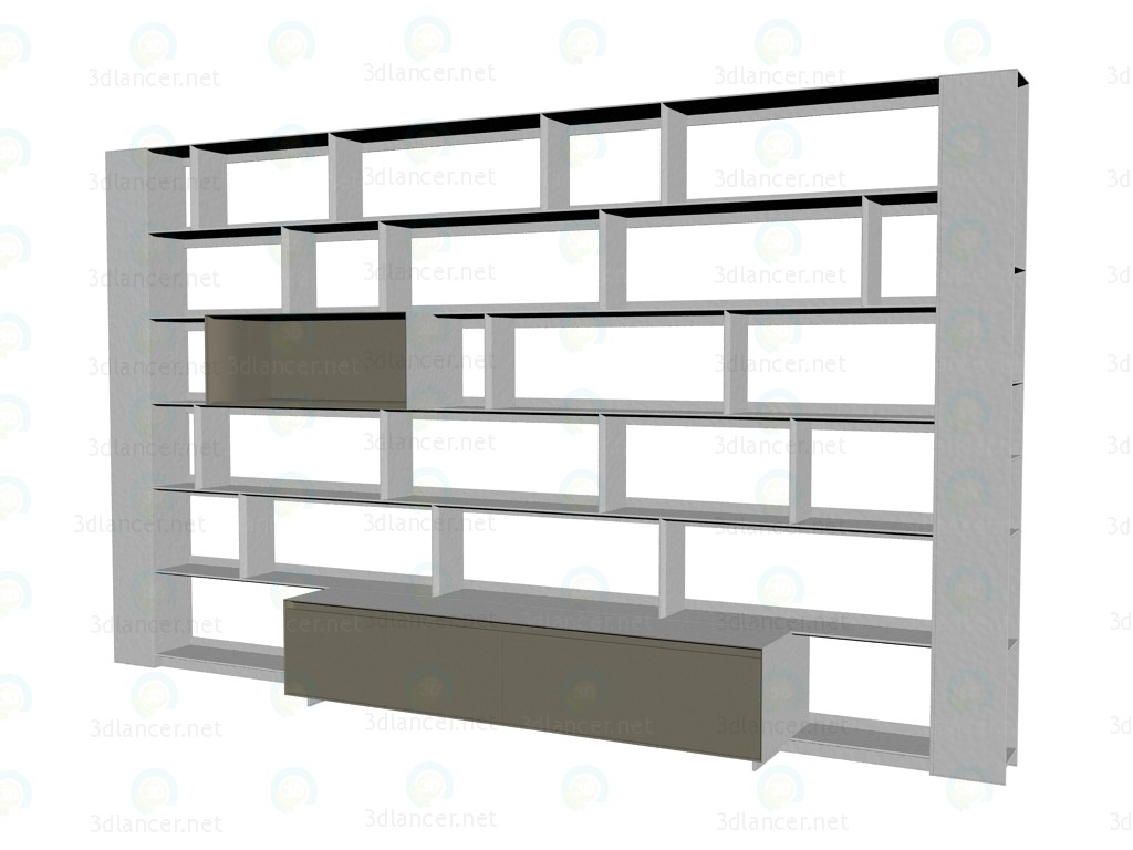 3D Modell Möbel-System (Rack) FC0902 - Vorschau