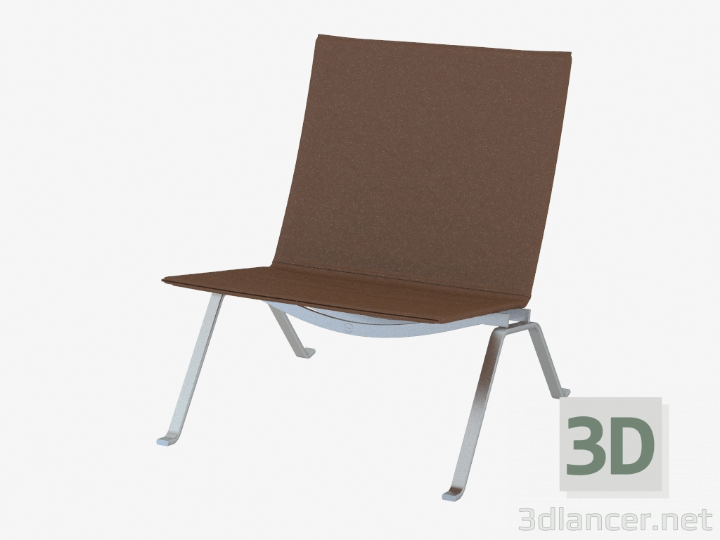 3 डी मॉडल चमड़े के असबाब पीके 22 में कुर्सी - पूर्वावलोकन