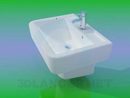 modelo 3D Lavabo - escuchar modelo 3D Lavabo - escuchar