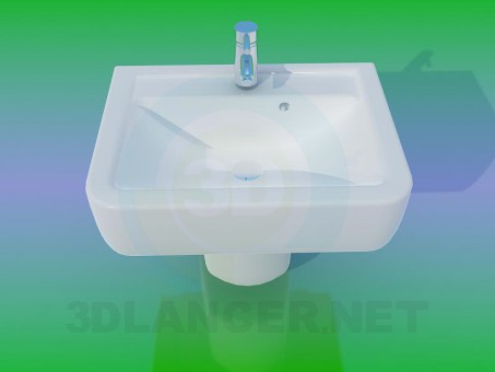 modelo 3D Lavabo - escuchar modelo 3D Lavabo - escuchar