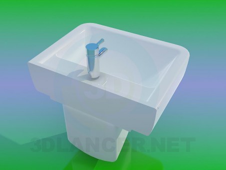 modelo 3D Lavabo - escuchar modelo 3D Lavabo - escuchar