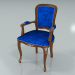 3D Modell Stuhl mit Armlehnen (Art. 12508) - Vorschau