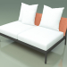 modello 3D Modulo divano centrale 006 (Metal Smoke, Batyline Orange) - anteprima