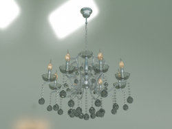Suspended chandelier Brezza 10107-8 (chrome smoked crystal)