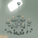 3d model Suspended chandelier Brezza 10107-8 (chrome smoked crystal) - preview