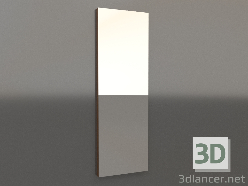modèle 3D Miroir ZL 11 (500x1500, bois brun clair) - preview