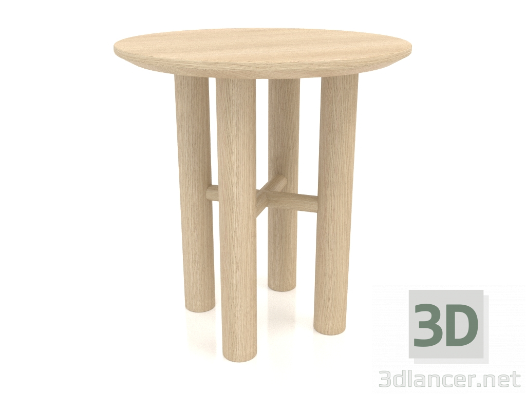 3D Modell Hocker JT 062 (Option 2) (D=400x430, Holz weiß) - Vorschau