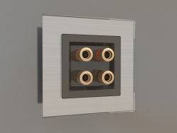 Acoustic socket (grey-brown)