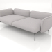 3d model Sofa module 2.5 seater deep with armrests 85 - preview