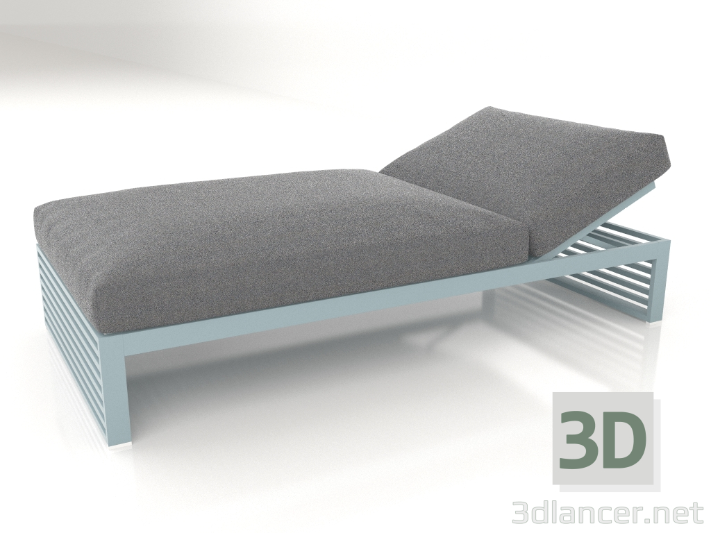 3 डी मॉडल आराम के लिए बिस्तर 100 (नीला ग्रे) - पूर्वावलोकन