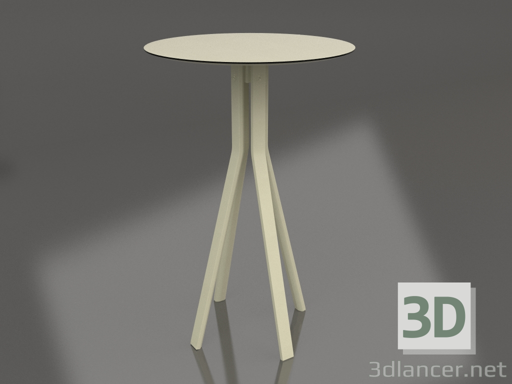 3 डी मॉडल बार टेबल (सोना) - पूर्वावलोकन