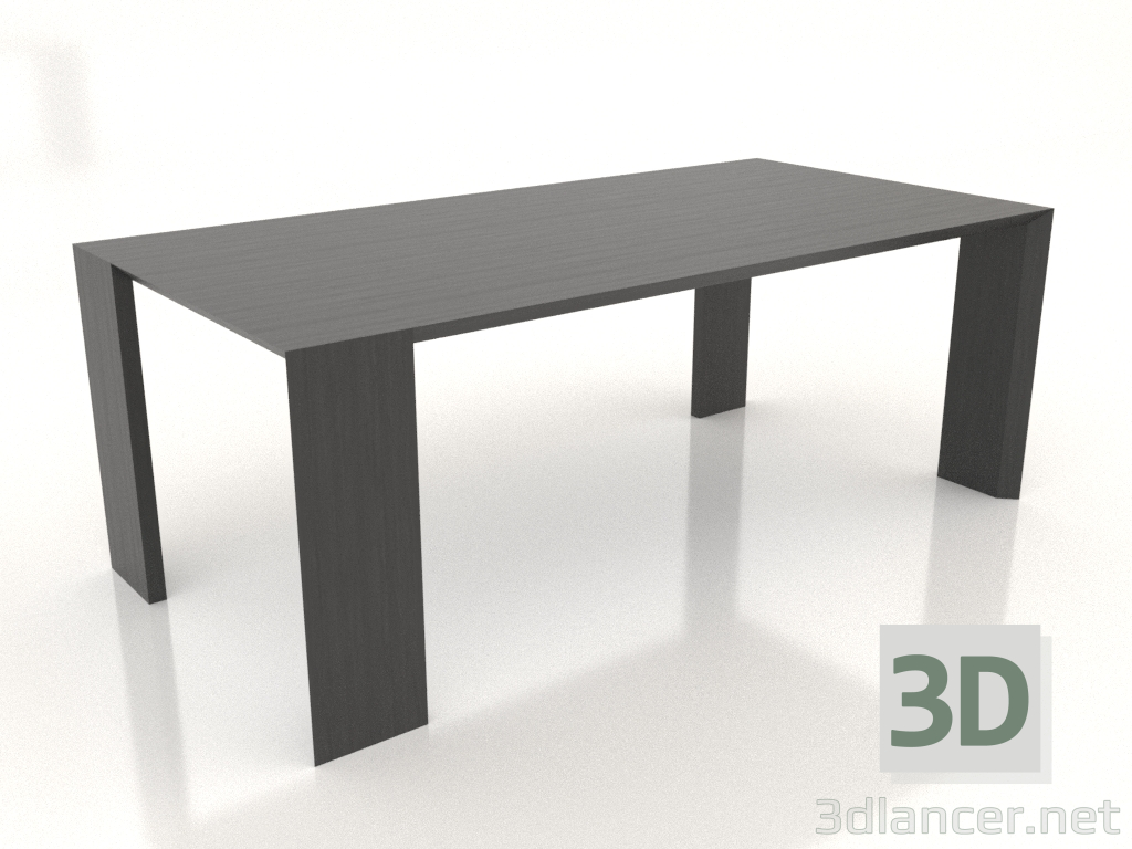 3d model Ispolin dining table 2000x1000x750 mm (option 4) - preview 3d model Ispolin dining table 2000x1000x750 mm (option 4) - preview