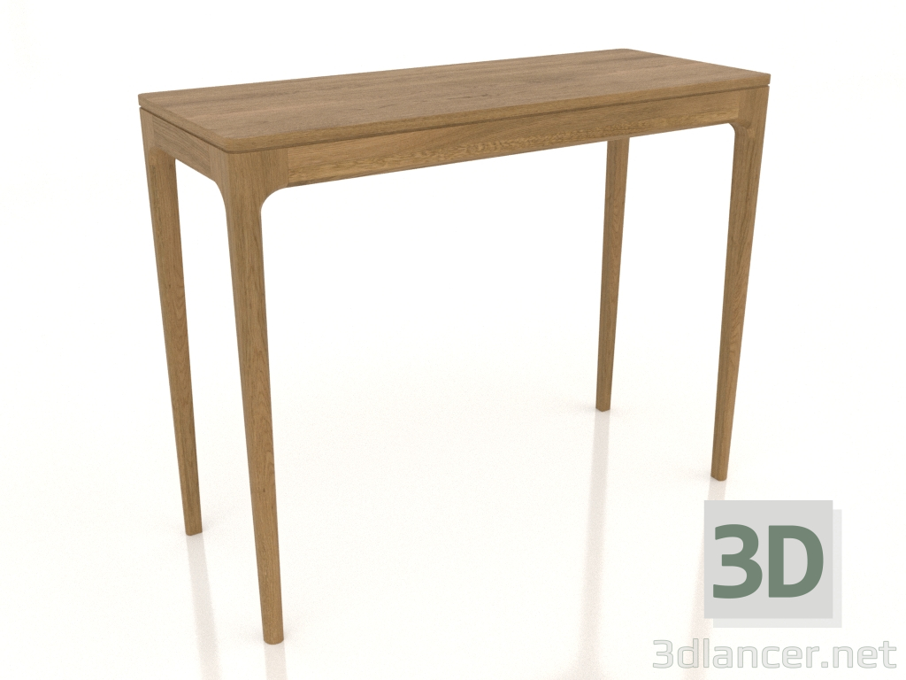 3D Modell Konsolentisch FARGO 1000x400x800 mm (Eiche natur) - Vorschau