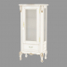 3d model Showcase one-door with box BN8807 (white with gold patina) - preview