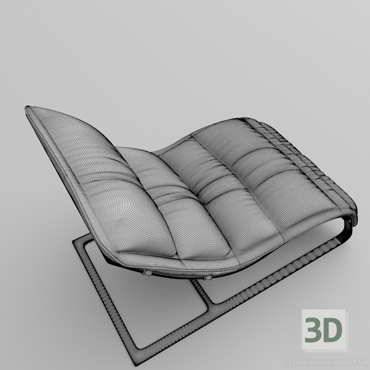 3d model Armchair Lounge 27382