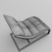 modello 3D di Poltrona Lounge comprare - rendering