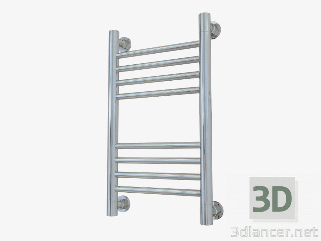 modèle 3D Porte-serviettes chauffant Bohemia + droit (500x300) - preview