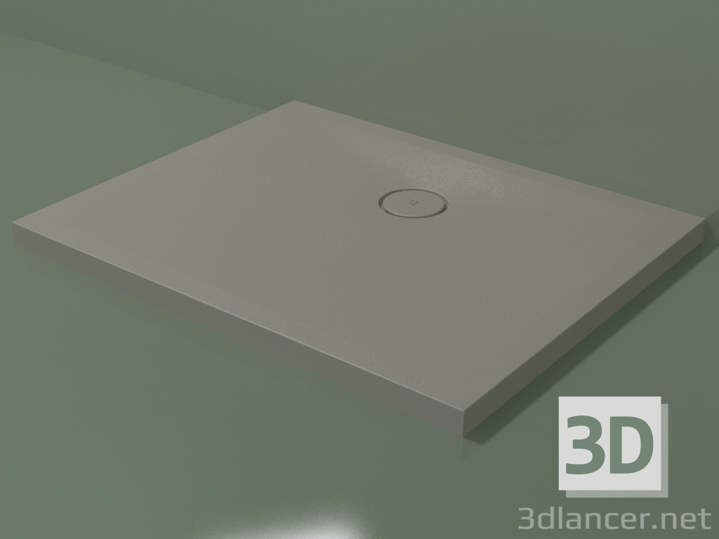 Modelo 3d Base de duche (30UB0128, Clay C37, 100 X 80 cm) - preview