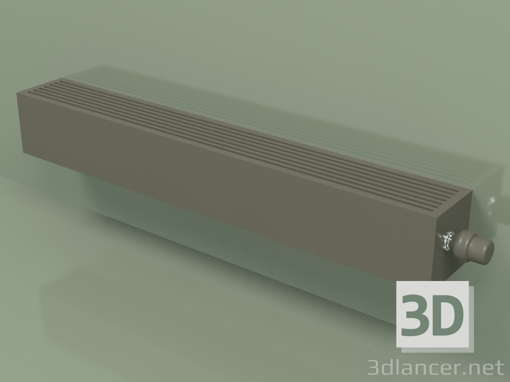 3D modeli Konvektör - Aura Slim Basic (140x1000x130, RAL 7013) - önizleme